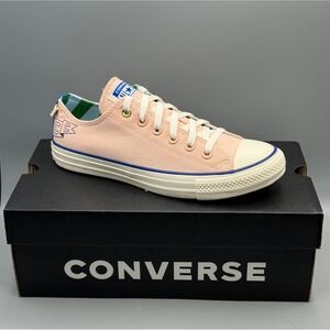 Converse Chuck Taylor Women's 9 Sneakers Peach Summer Camp Low Top A10919F